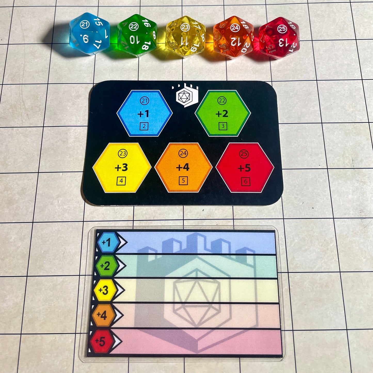 MAW dice - Drake Set (+1 to +5)